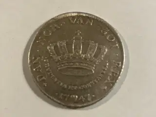 1 krone 1747 Denmark