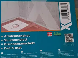 Afløbsmanchet 2 små og 1 stor