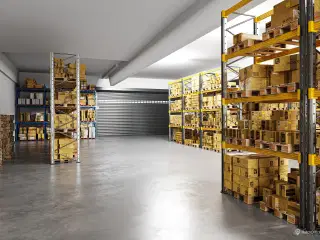 Depotrum/lagerlokale til leje på Naverland 17. 2600 Glostrup