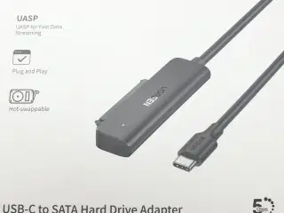 NY! USB C til SATA III Adapter 5GB/s