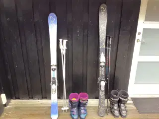 K2 Carvingski + skistøvler & stave. Samlet pris