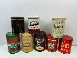 Div. retro kaffedåser / dåser