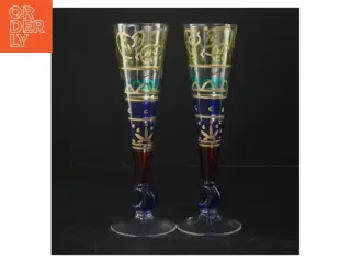 Dekorative glas (str. Ø. 7 cm. længde, 22,5 cm)
