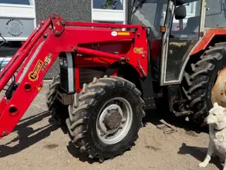Massey Ferguson 375 MED HAUER POM 90 FRONTLÆSSER
