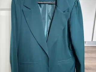 Dame blazer mørk grøn