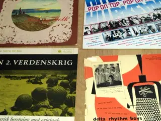 LP pl. Verdenskrig-Hav og folk-Delta rhythm boys 