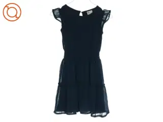 Sort kjole med flæser fra VRS