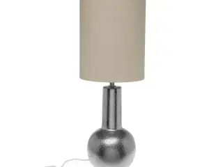 Bordlampe Versa Sølvfarvet Keramik 20 x 57 x 20 cm