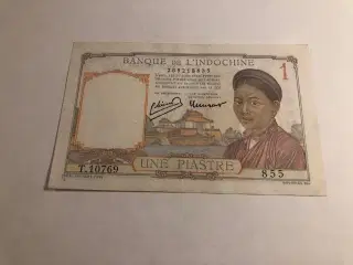 1 Piastre French Indochine 1932-1949