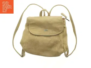 Beige Bon Gout Læder rygsæk (str. 26 x 30 cm)