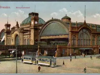 Dresden - Hauptbahnhof - Ubrugt