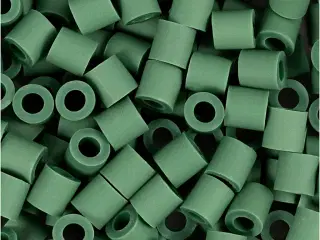 NABBI BioBeads Rørperler Mørk Grøn, 1000 stk.