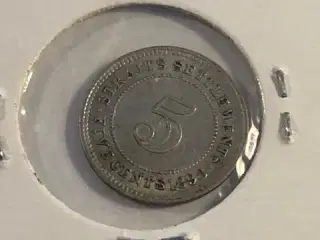 5 cents 1898 Straits Settlements