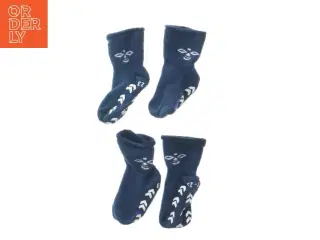 Børnestrømper med skridsikre såler fra Hummel (str. 2 styk. str. 21-23)