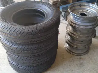 Trailer fælge med dæk