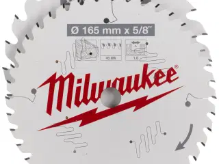 Rundsavklinge PW 165×15.87×1.6mm, 1×24ATB+1×40ATB