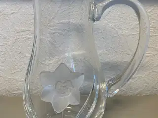 Krystal kande og vase
