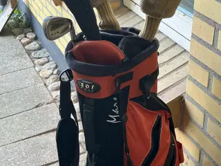 Golfbag + køller