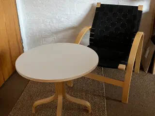 Sofa bord og lænestol