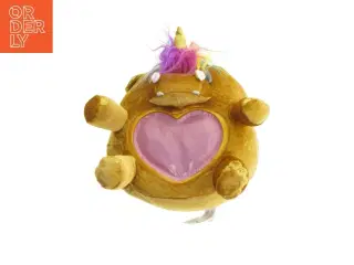 Plys unicorn pude (str. 22 cm)