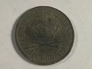 4 Rigsbankskilling 1841 Danmark