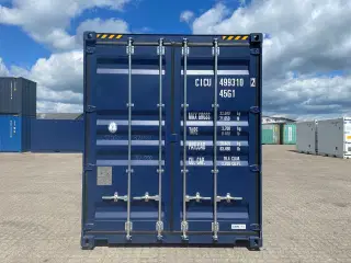 40 fods HC Container i Blå Ral 5013 ( andre farver