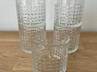 5 glas i rigtig fin stand uden skår