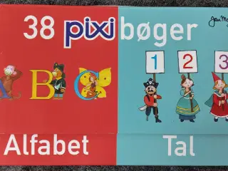 38 pixi bøger, Alfabet og Tal