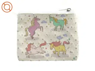 Taske med unicorn motiv (str. 11 x 9 cm)
