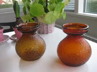 Ældre hyacintglas fra Fyens Glasværk