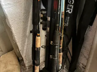 Fiskestænger og grej 