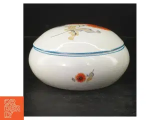 Porcelænsskål med låg fra Jlmenau (str. Ø. 16 cm)