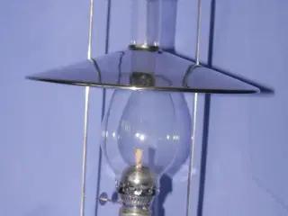 Skibslampe petroleumslampe 50cm stor lampeolie - B