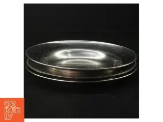 Metaltallerkener med gravering (3 stkl) (str. Ø 19 cm)