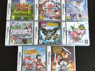 Blandede DS spil - Blandede Nintendo DS spil