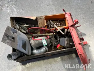 Lot - gylderør, pumpe, skærebord og øvrigt