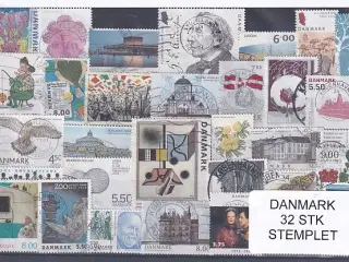 Danmark Samling - 32 Stk. Stemplet/Ustemplet