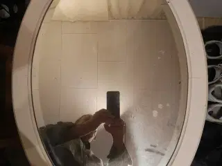 Ovalt facetslebet spejl 