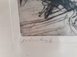 Kjeld Heltoft litografi