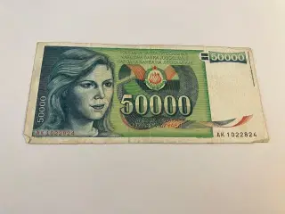 50000 Dinara Yugoslavia