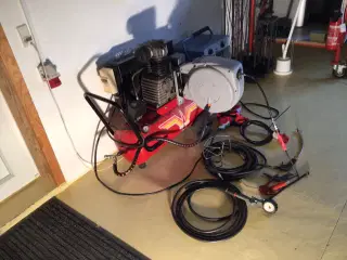RENO kompressor og 9kw varmeblæser
