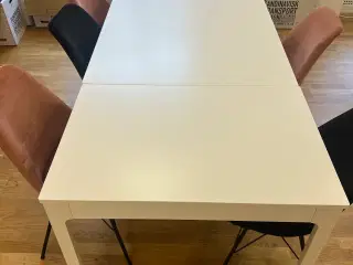 Spisebord hvidt træ