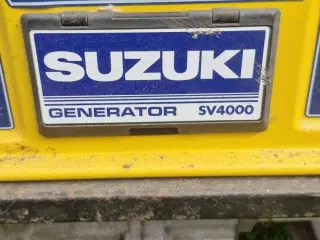 Generator Suzuki, Benzin drevet 