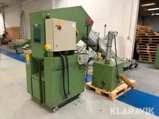 Plastgranulator Rapid 3026-kb med transportbånd