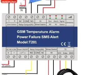 GSM Temperatur Alarm