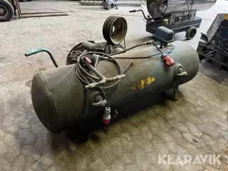 Luft tank med kompressor