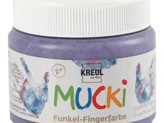 Mucki Fingermaling, metallic lilla, 150ml/ 1 ds.