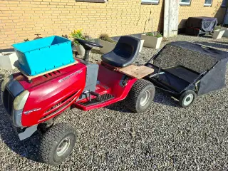 havetraktor/trækker - græsopsamler