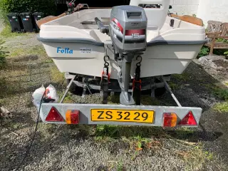 Båd med Bådtrailer