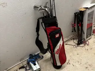 Komplet golfset med taske og driver